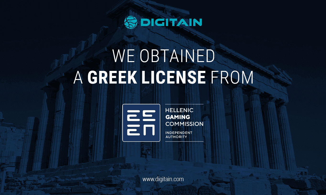 Digitain Obtained Greek License