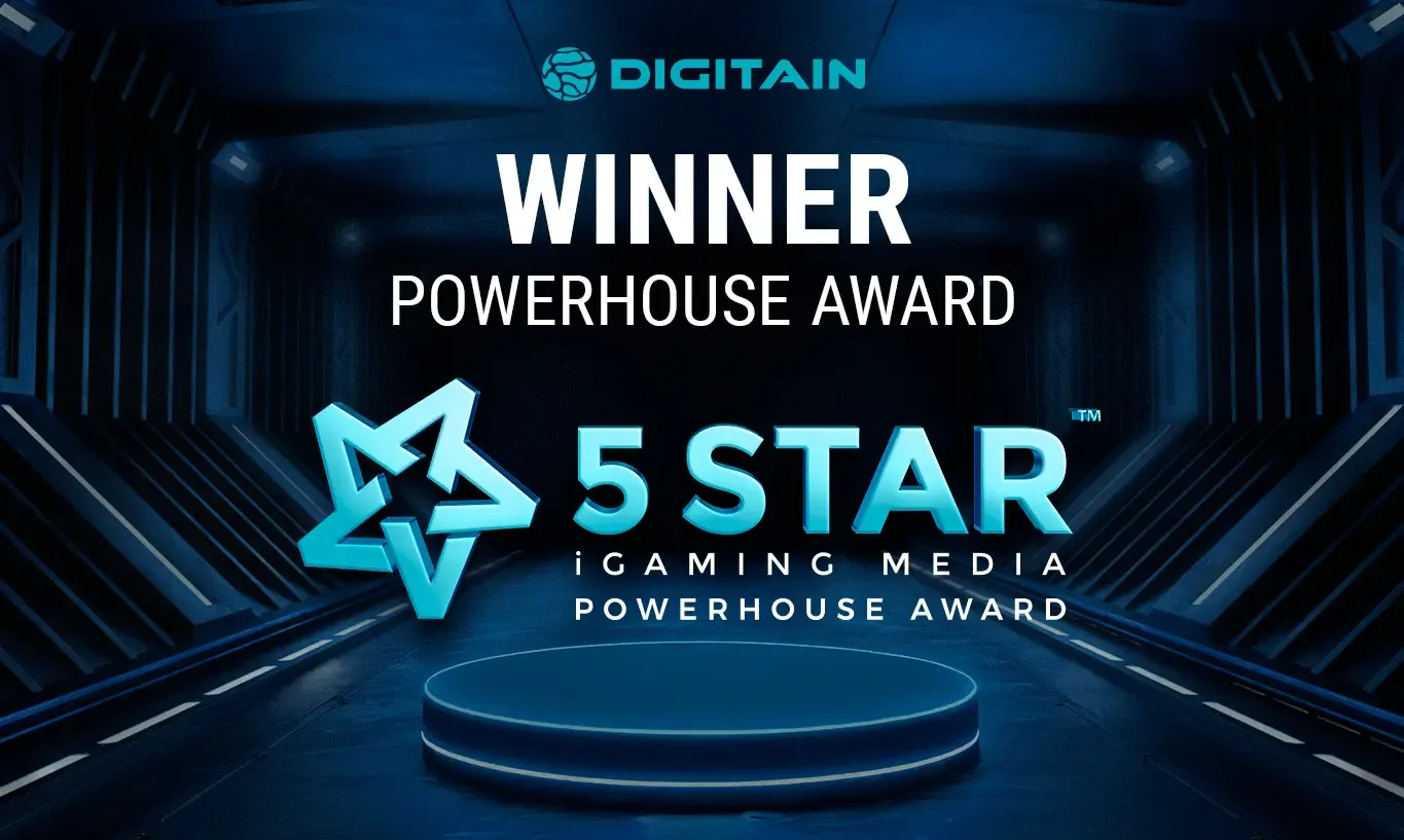 Digitain Wins the Prestigious Powerhouse Award from 5 Star iGaming Media