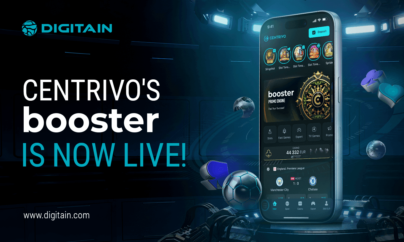 Digitain’s Centrivo Dynamics & Universal Launches “Booster”: A Game-Changing Promotional Tool for iGaming