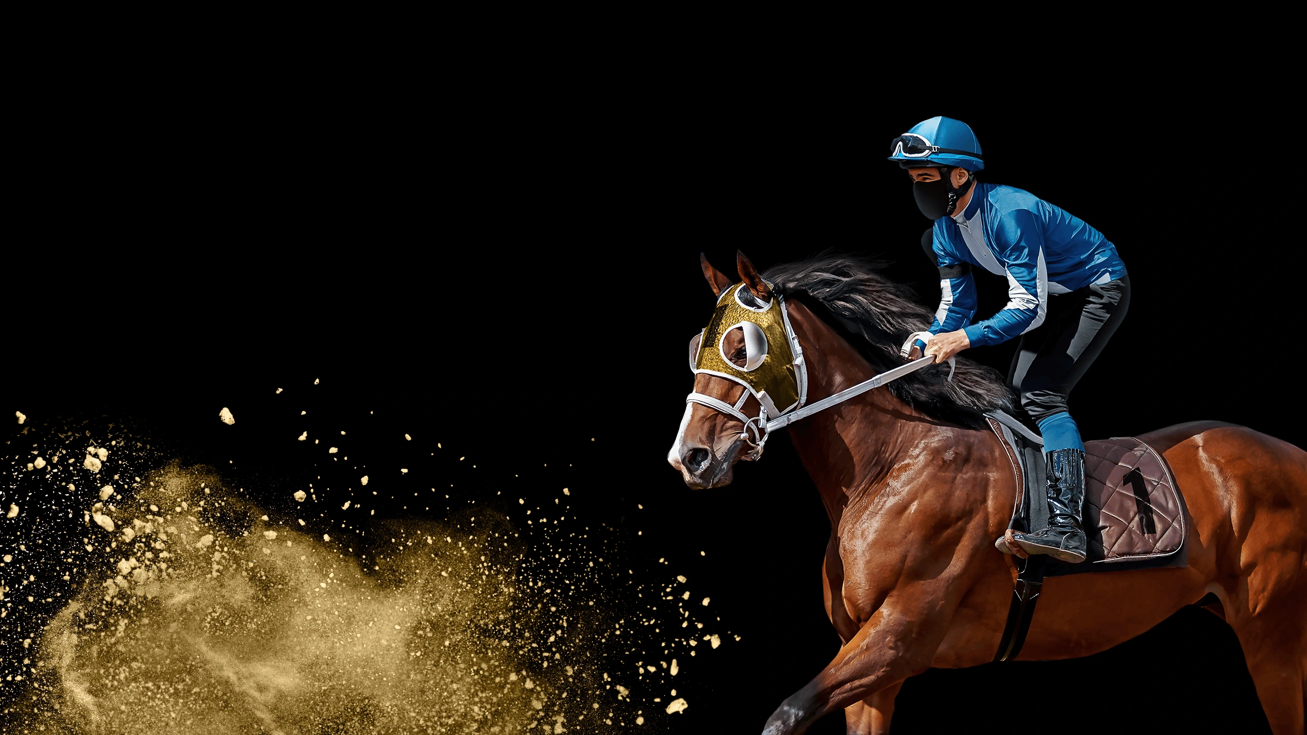 Virtual Sport by Digitain - Horse Riding in the dust of gold