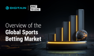 Infographic: Global Sports Betting Market: A Decade of Growth (2024-2034)" – a dynamic line graph showing the projected increase.